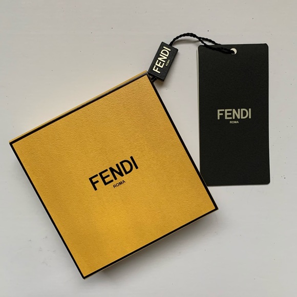 SOLD—-Fendi ABC Bag Charm Purse Monogram J Blue - Picture 2 of 2